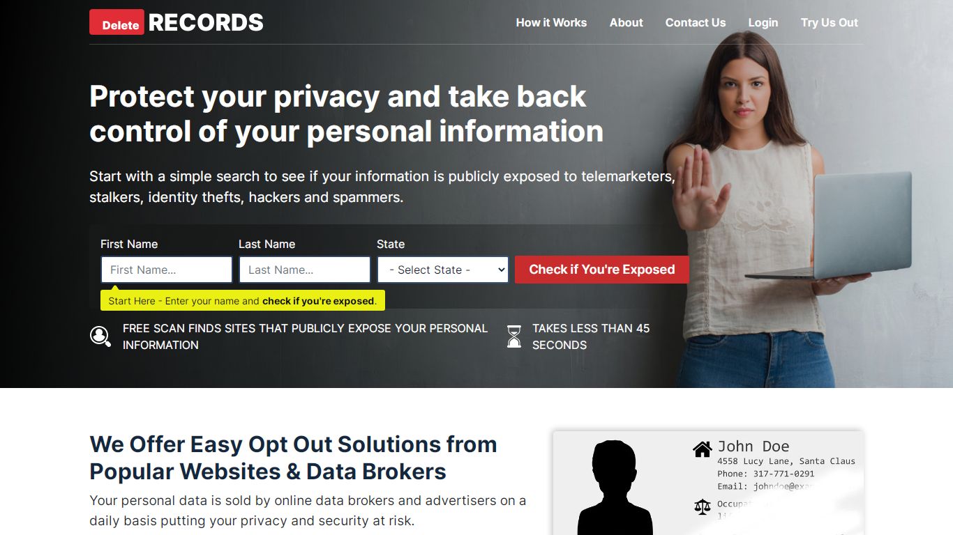 Privacy Protection & Monitoring | Delete Records